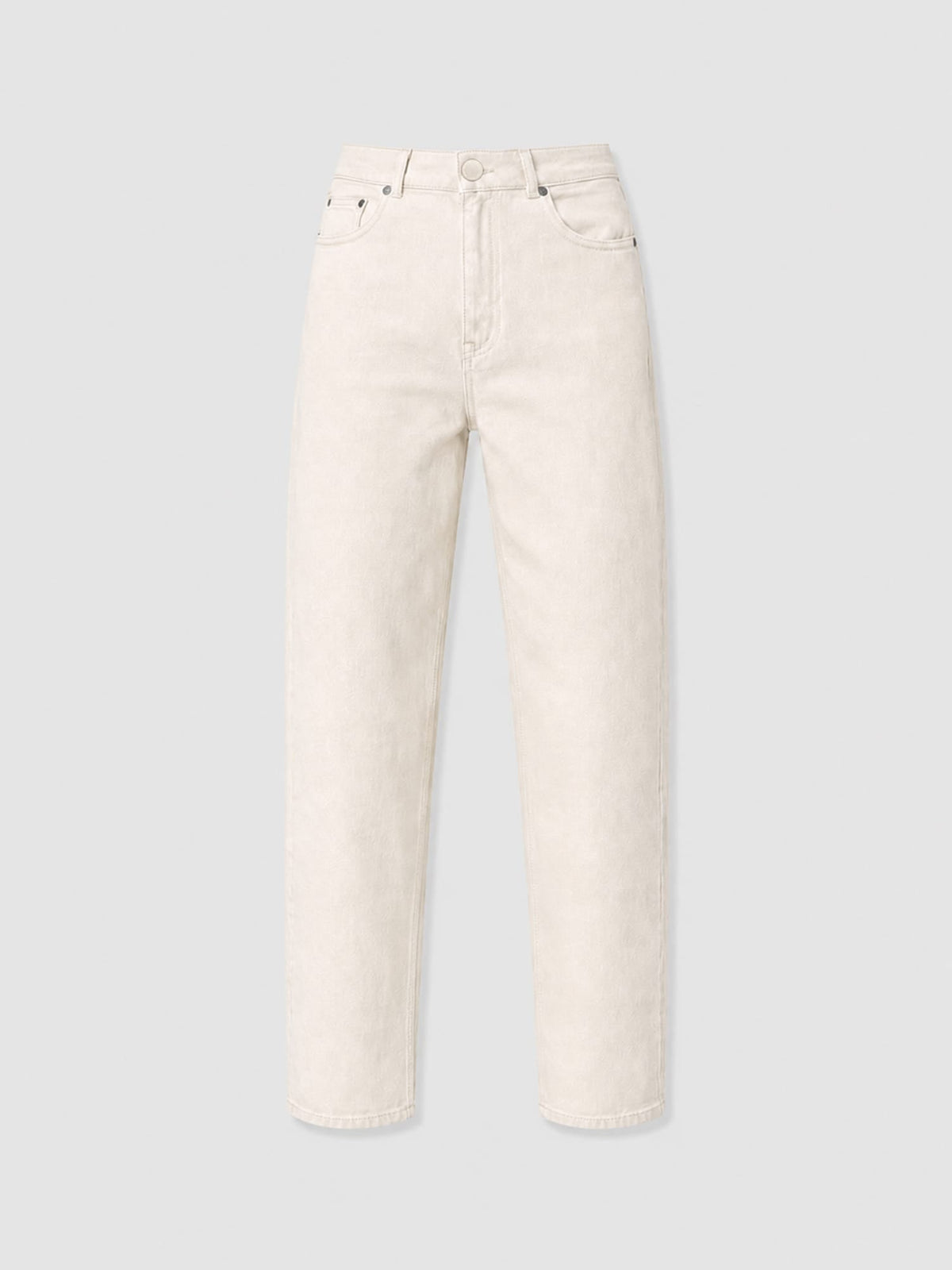 Barrel Leg Jean - Cream
