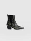 Billie Snake Boot - Green
