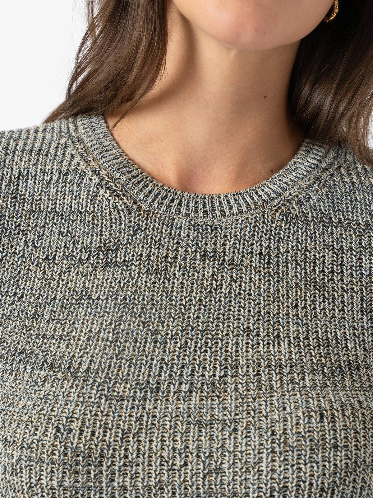 Blair Knit Tee - Black/Blue/Yellow