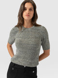 Blair Knit Tee - Black/Blue/Yellow