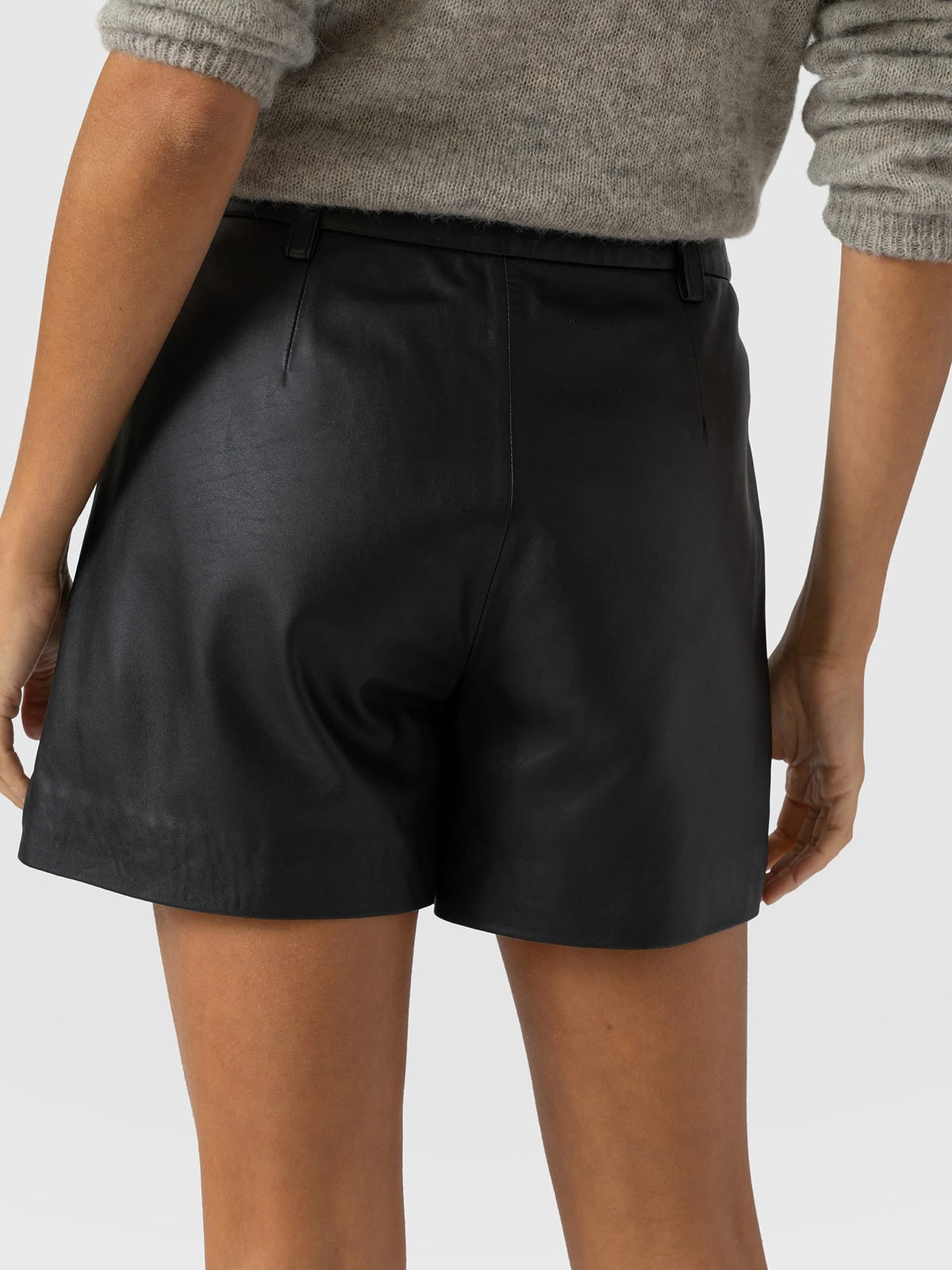 Bonham Leather Short - Black