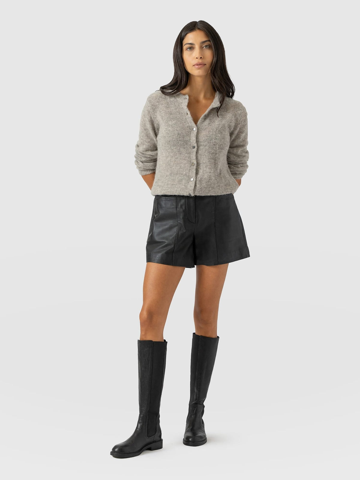 Bonham Leather Short - Black