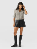 Bonham Leather Short - Black