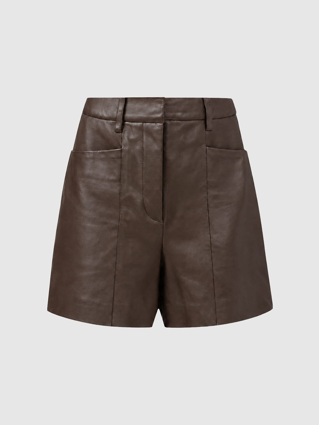 Bonham Leather Short - Chocolate