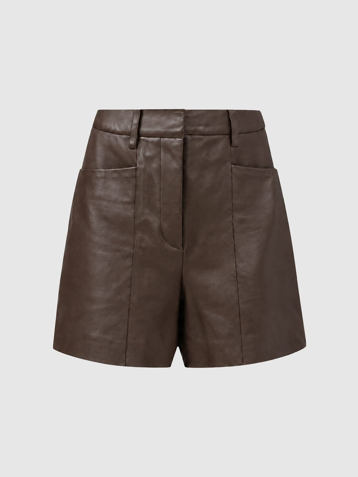 Bonham Leather Short - Chocolate