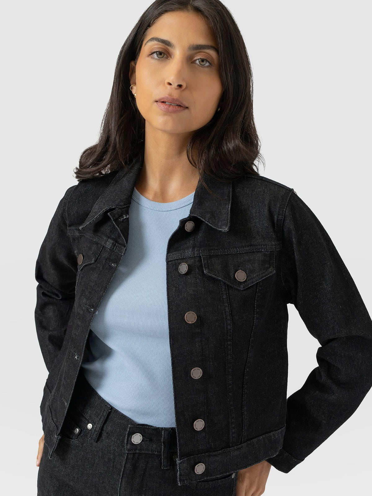 Bowie Denim Jacket - Black Wash