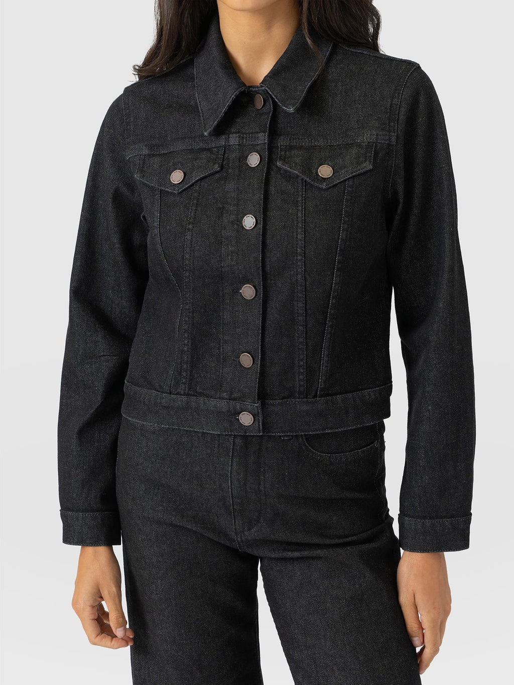 Bowie Denim Jacket - Black Wash