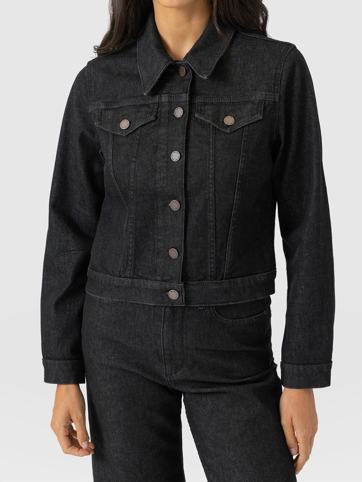 Bowie Denim Jacket - Black Wash