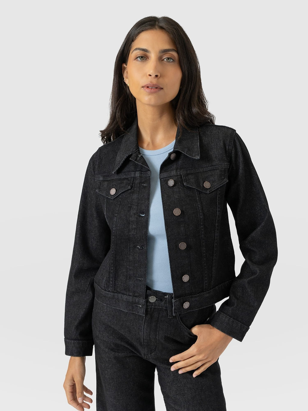 Bowie Denim Jacket - Black Wash