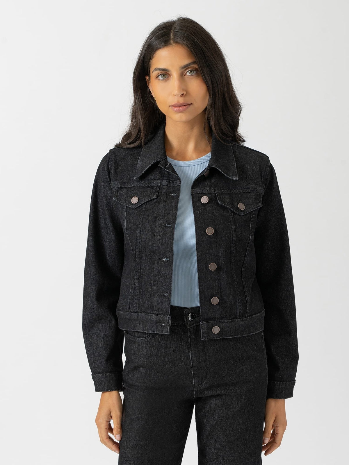 Bowie Denim Jacket - Black Wash