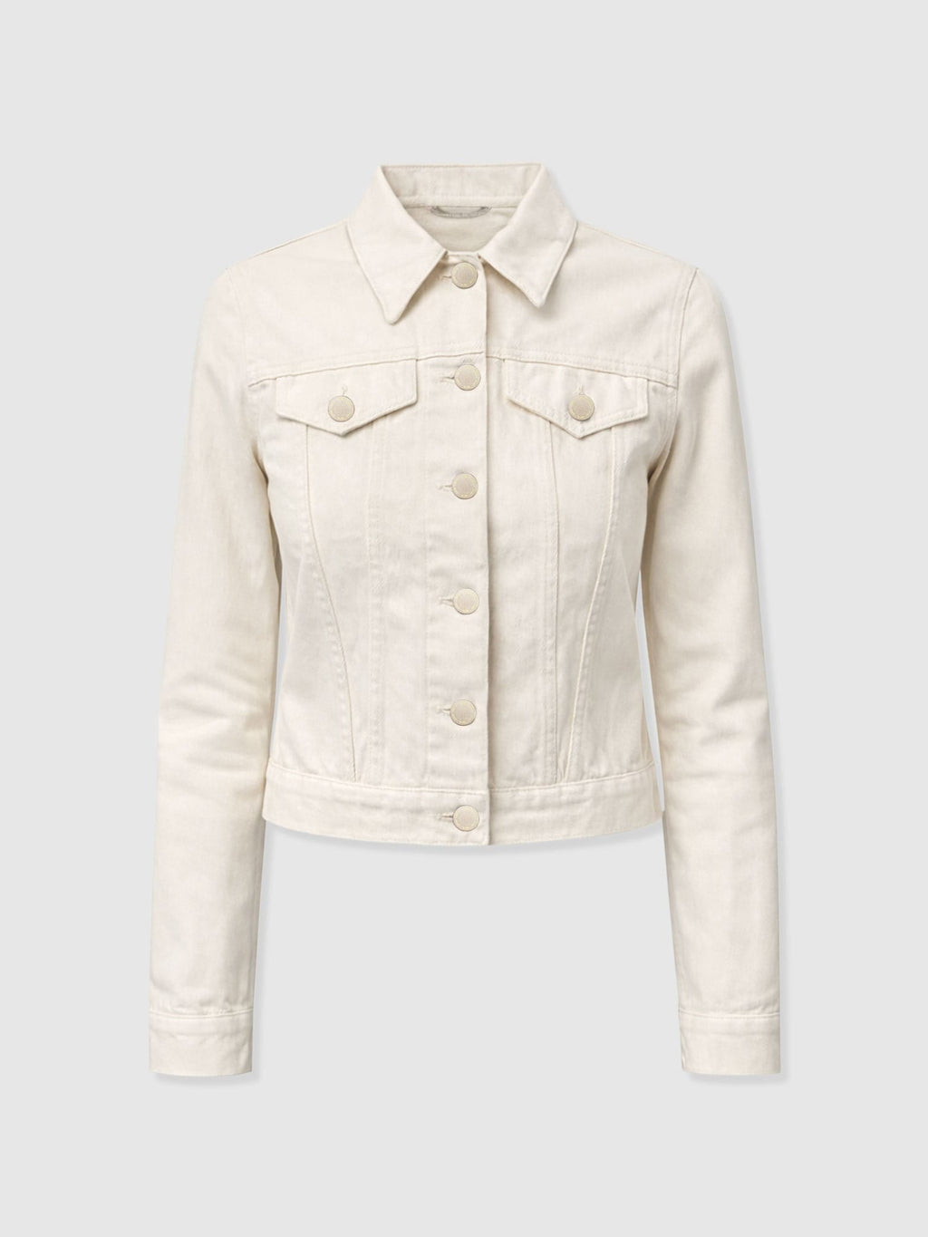 Bowie Denim Jacket - Cream