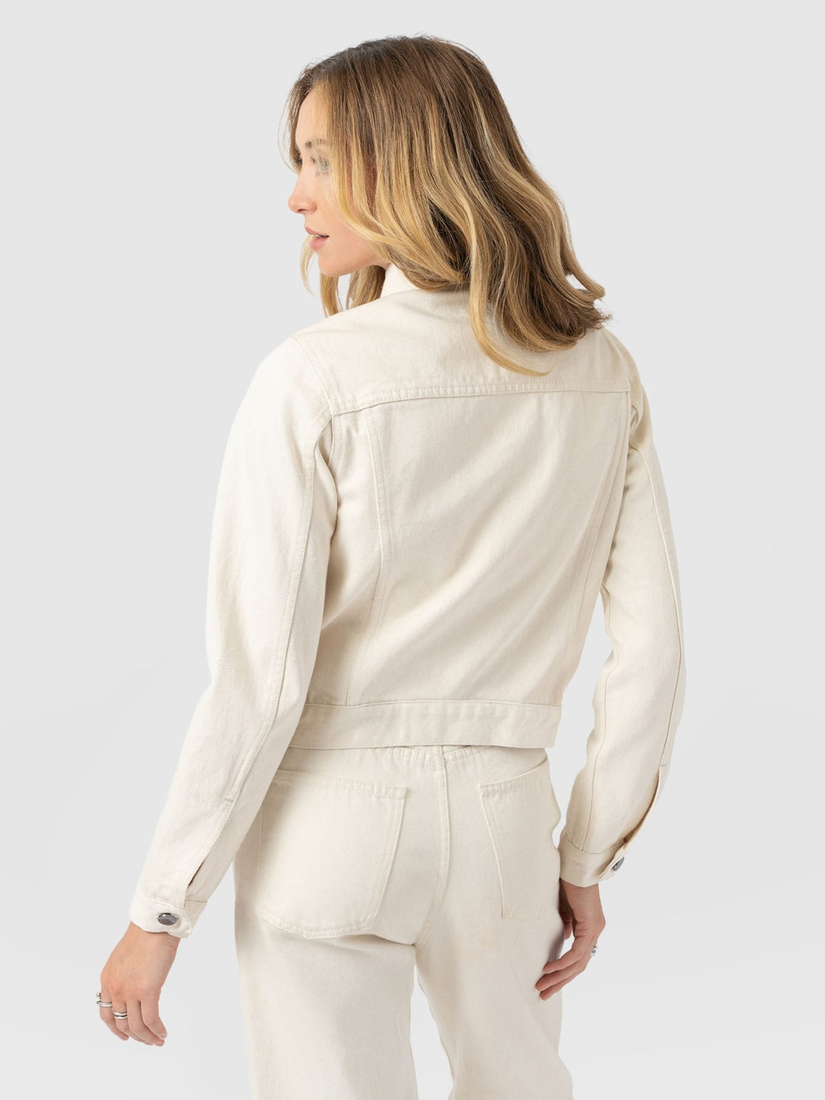 Bowie Denim Jacket - Cream