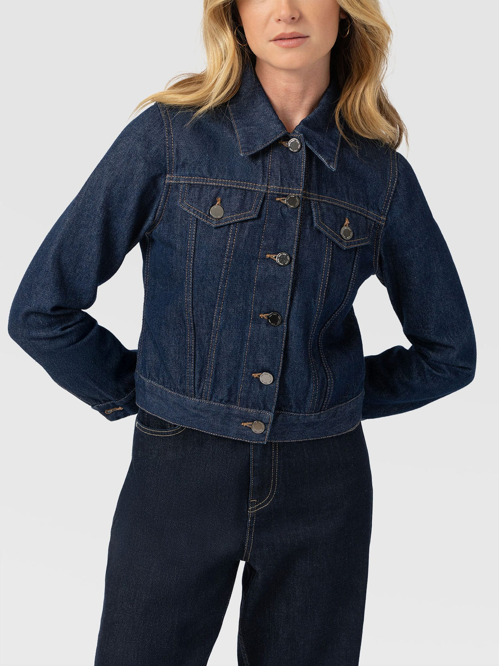 Bowie Denim Jacket - Indigo Blue