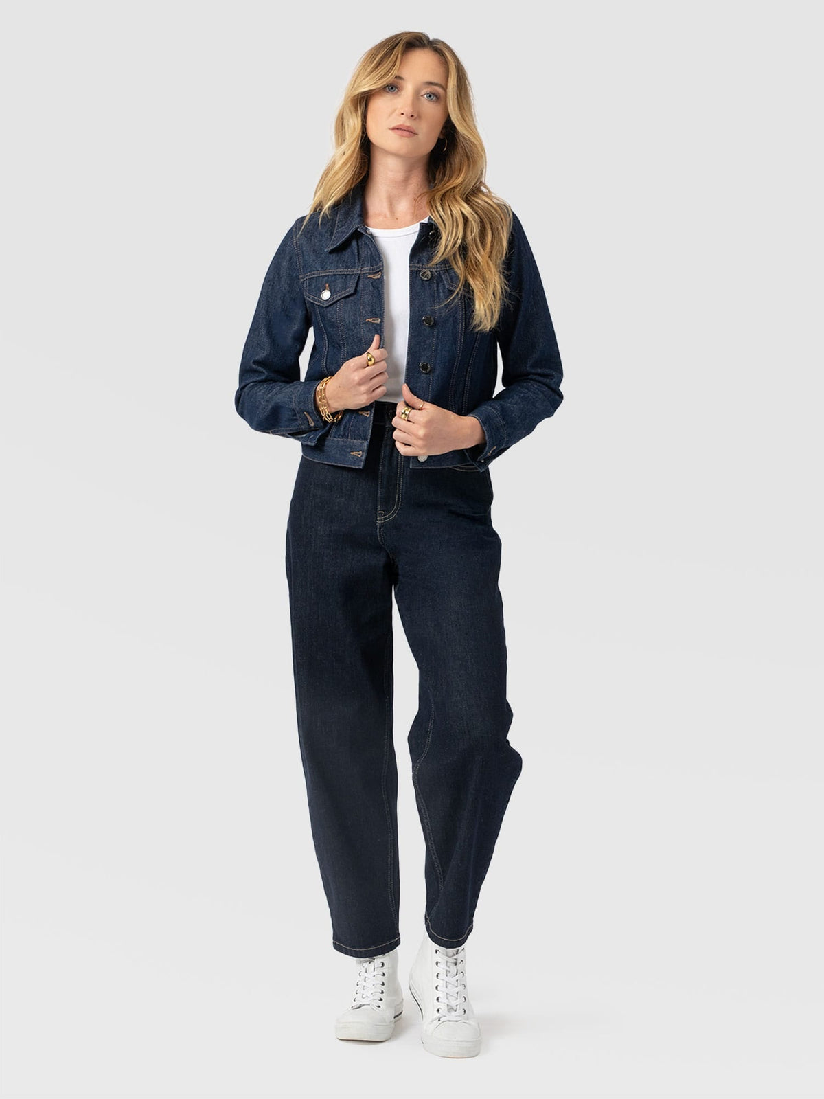 Bowie Denim Jacket - Indigo Blue