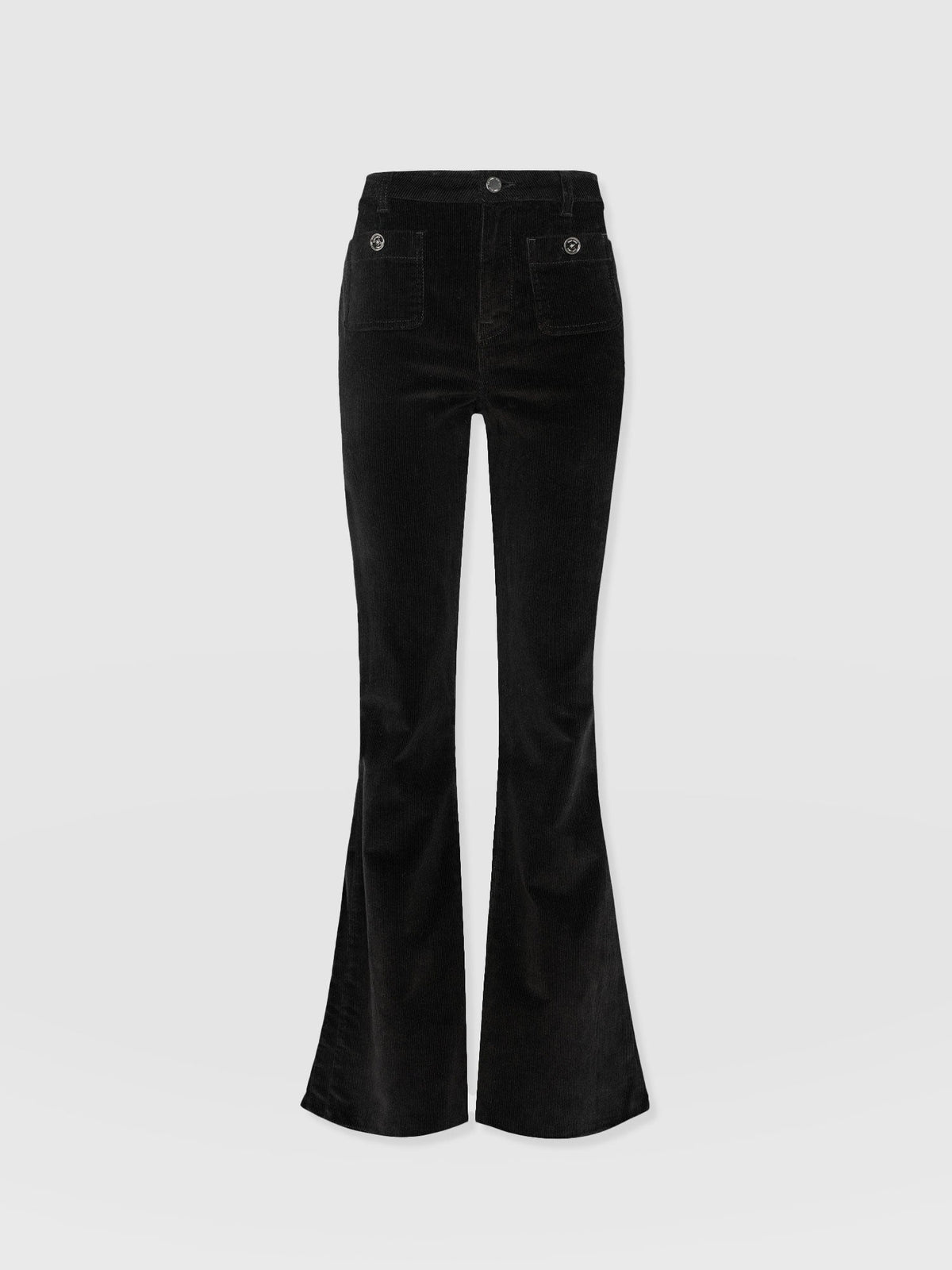 Bowie Flared Pant - Black Cord