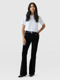 Bowie Flared Pant - Black Cord