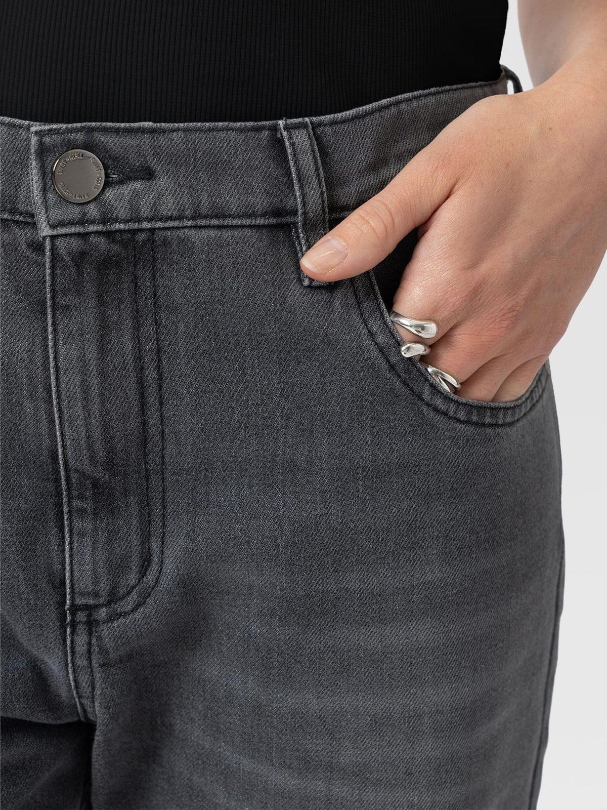 Boyfriend Jeans - Black