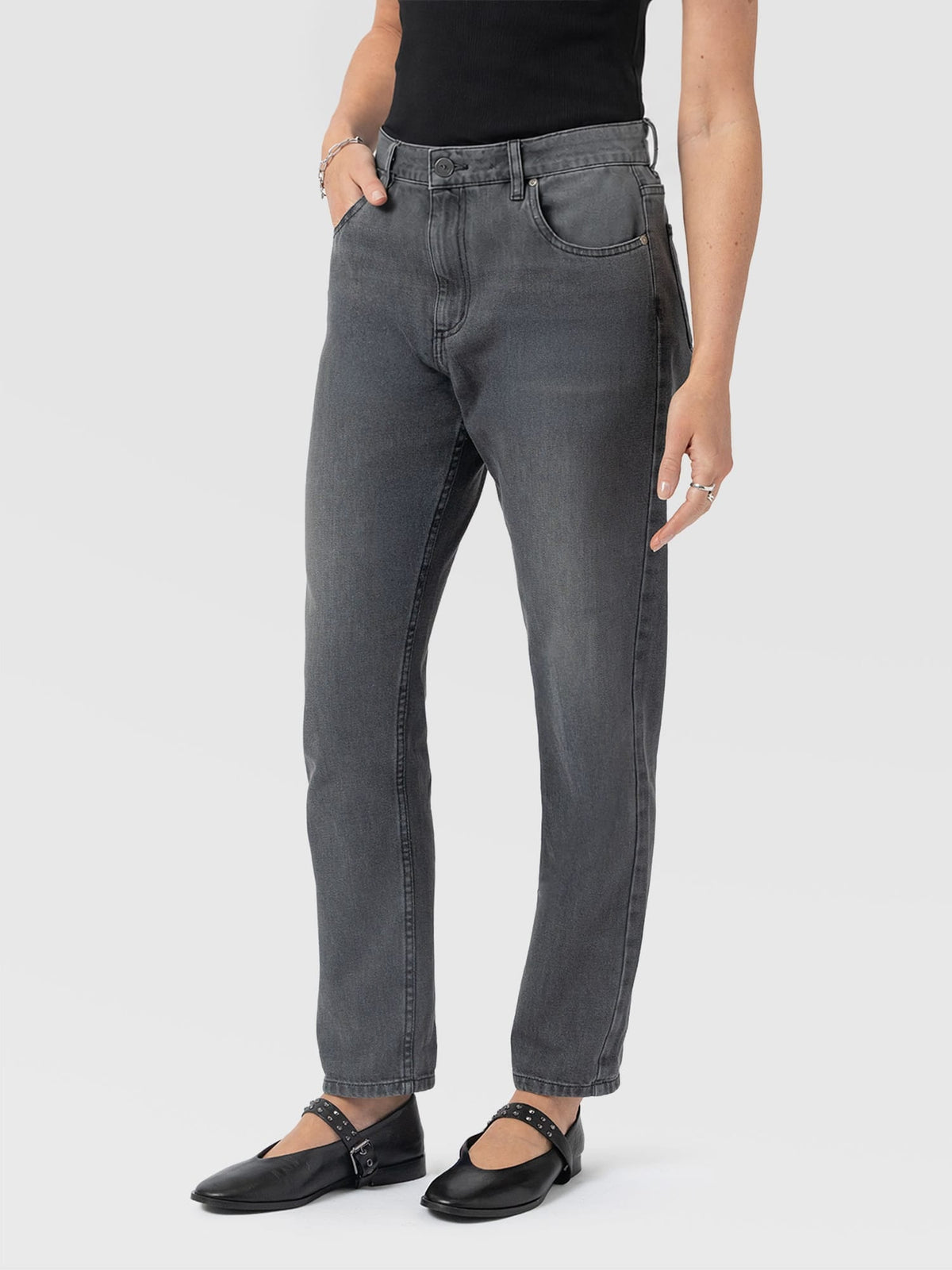 Boyfriend Jeans - Black