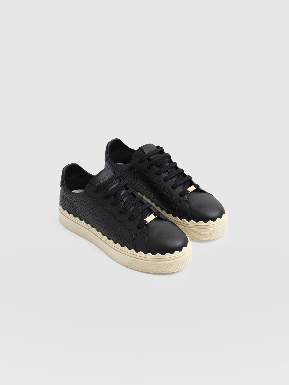 Brook Scallop Sneaker - Black