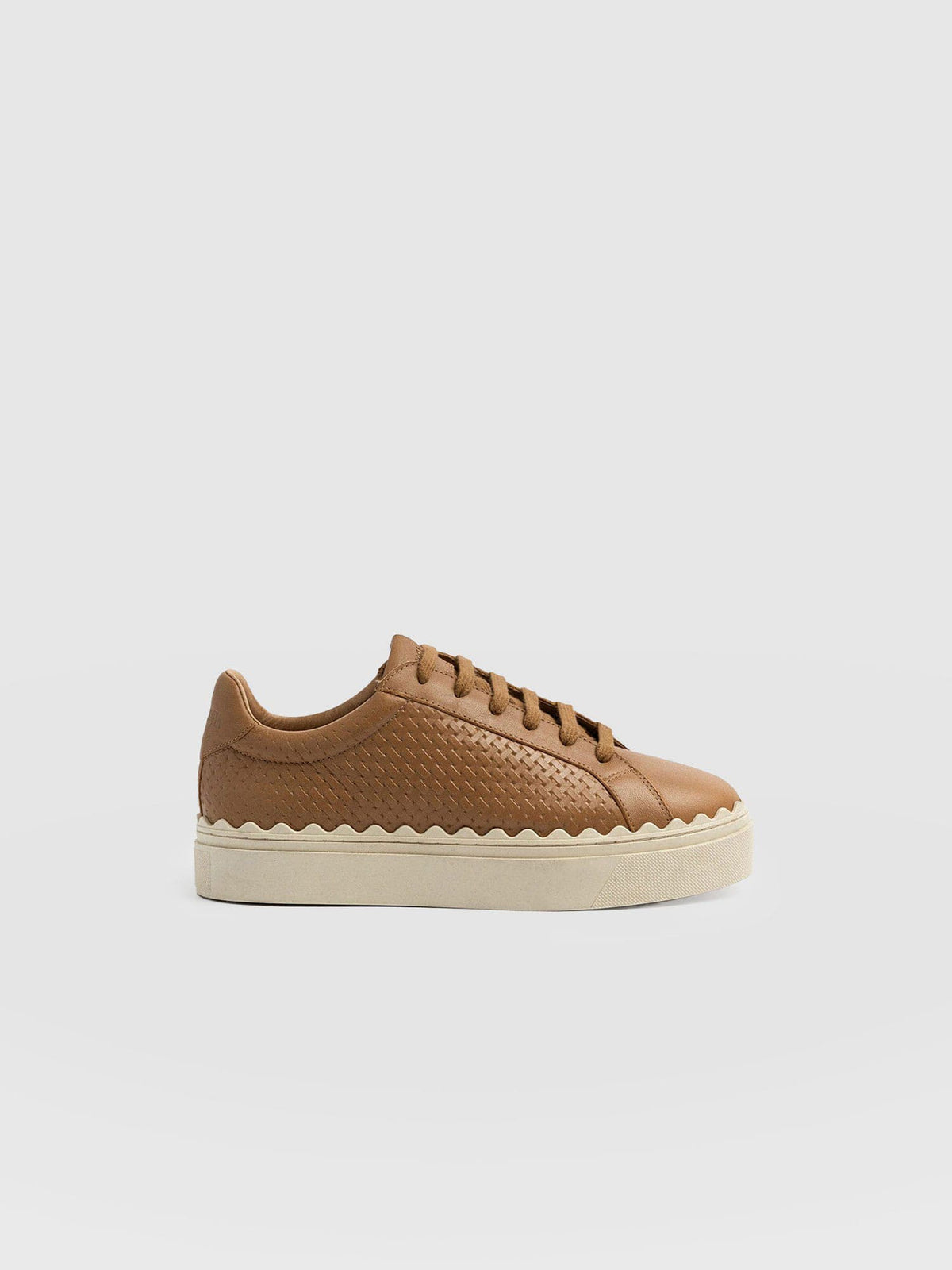 Brook Scallop Sneaker - Tan