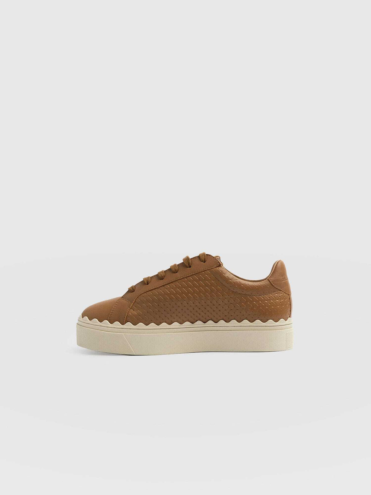Brook Scallop Sneaker - Tan