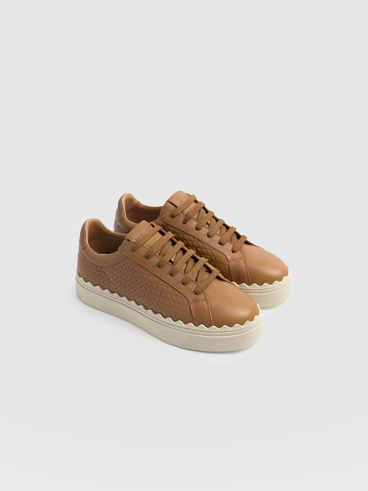 Brook Scallop Sneaker - Tan
