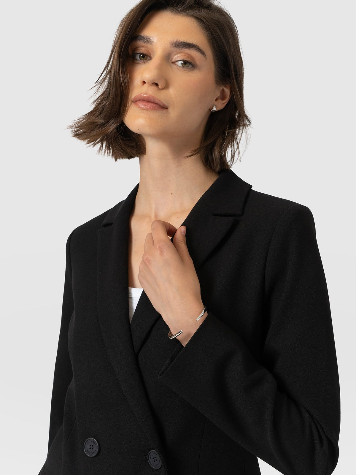 Cambridge Blazer Crepe - Black