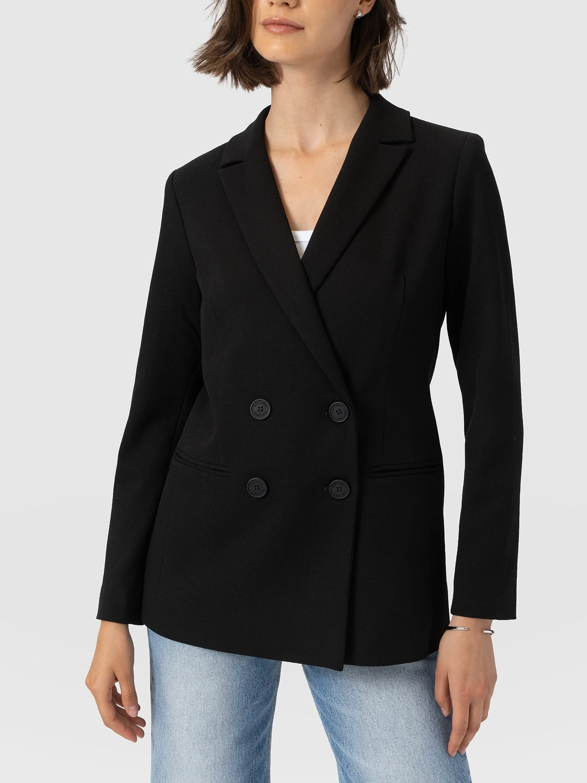 Cambridge Blazer Crepe - Black
