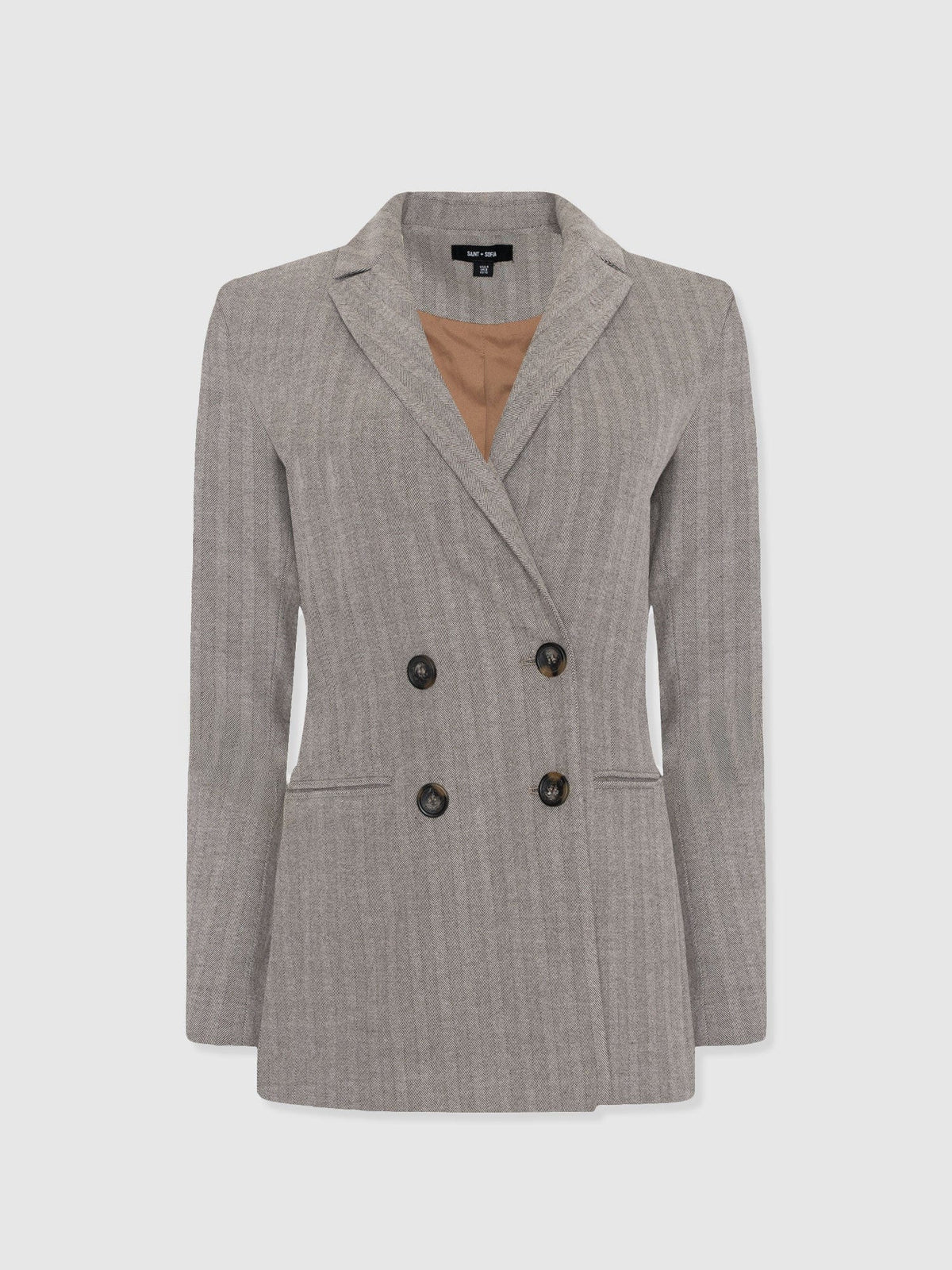 Cambridge Blazer - Brown Herringbone