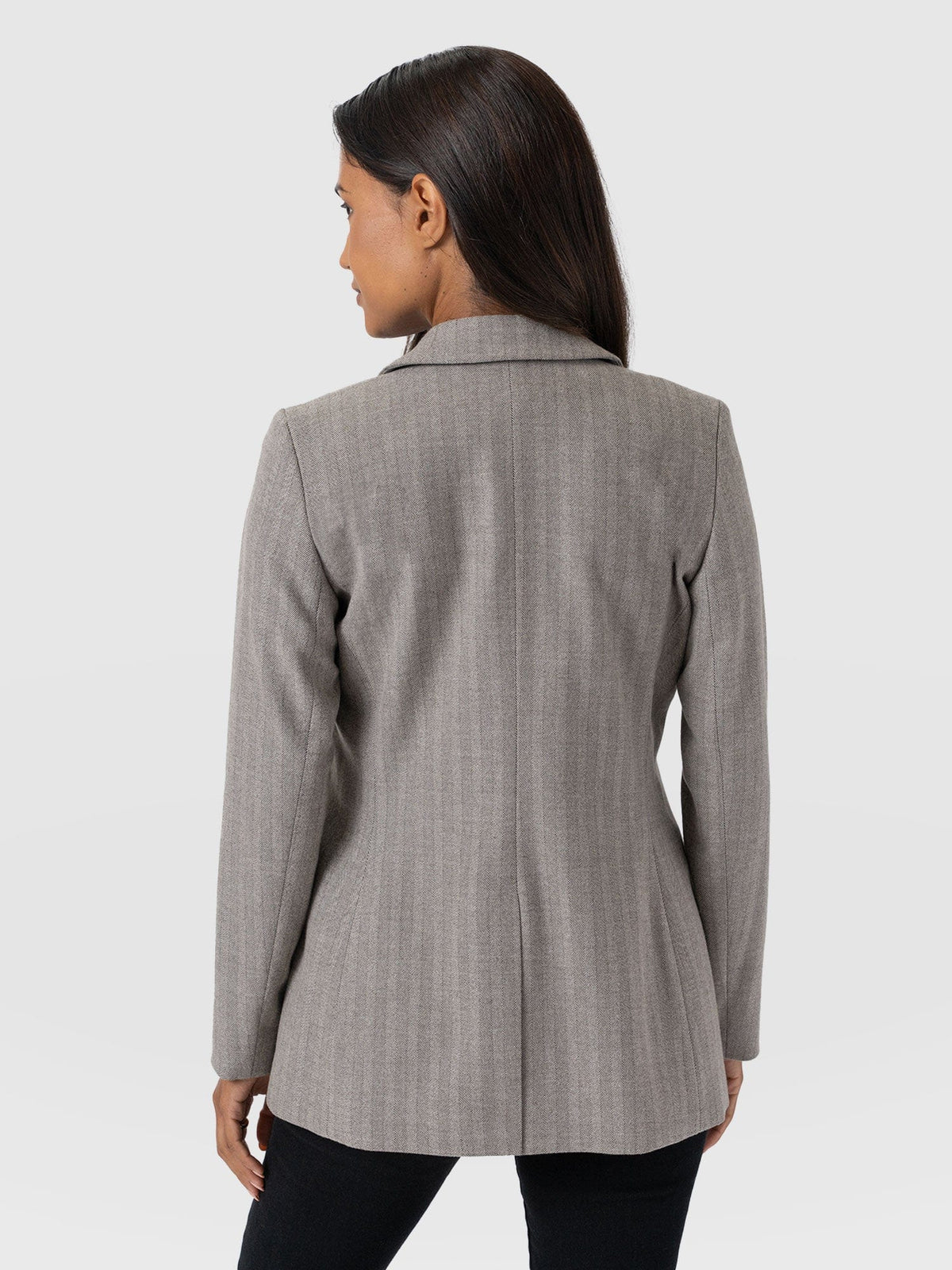 Cambridge Blazer - Brown Herringbone