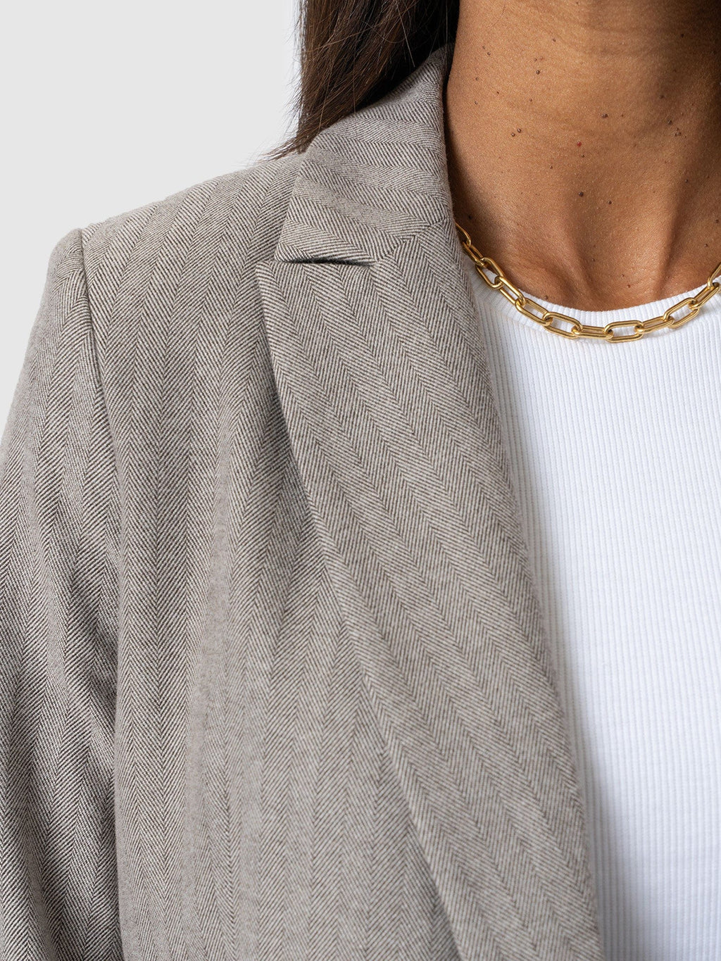 Cambridge Blazer - Brown Herringbone