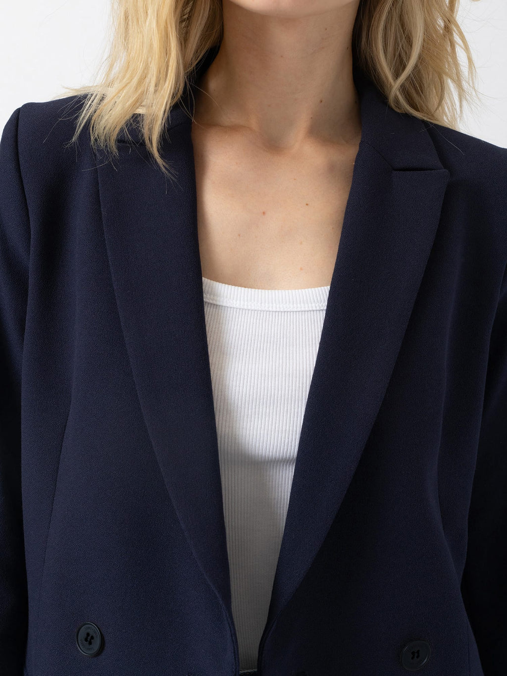 Cambridge Blazer - Navy Crepe