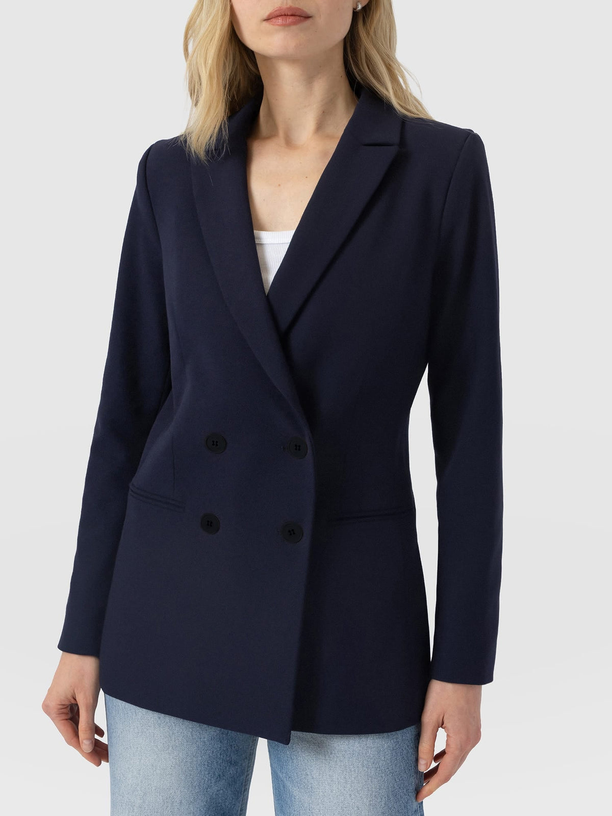 Cambridge Blazer - Navy Crepe