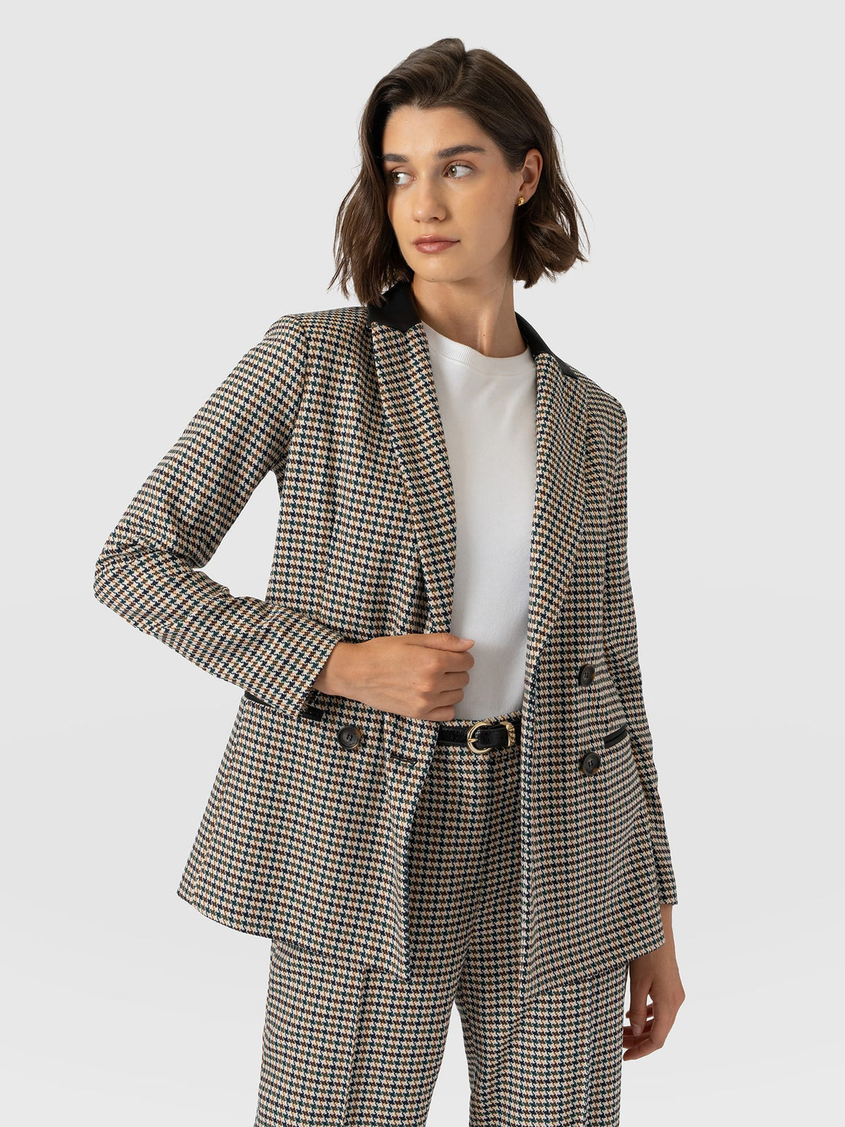 Cambridge Blazer - Saxon Jacquard