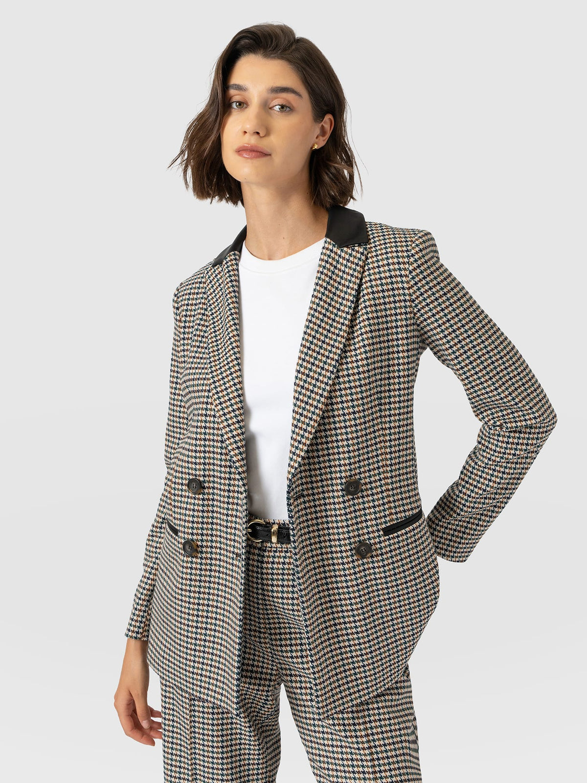 Cambridge Blazer - Saxon Jacquard