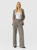 Cambridge Tailored Wide Leg Pant - Saxon Jacquard