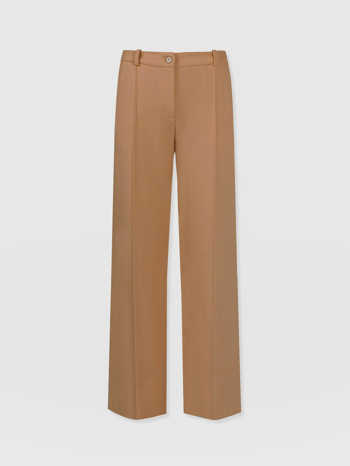Cambridge Tailored Wide Leg Pant - Camel