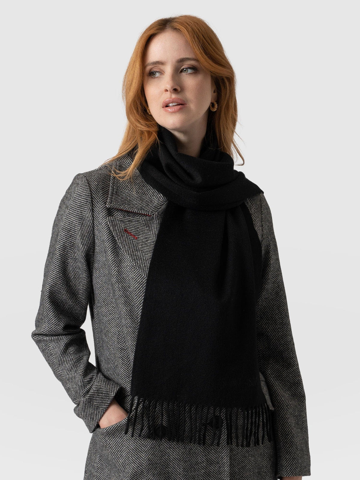 Cashmere Scarf - Black
