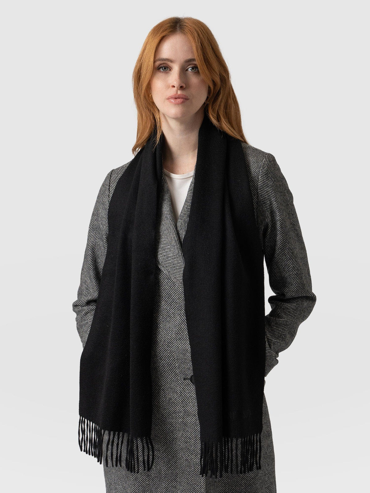 Cashmere Scarf - Black