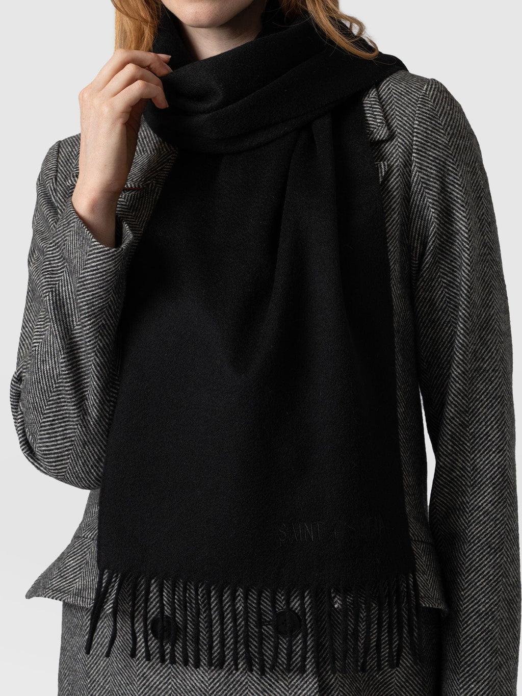 Cashmere Scarf - Black