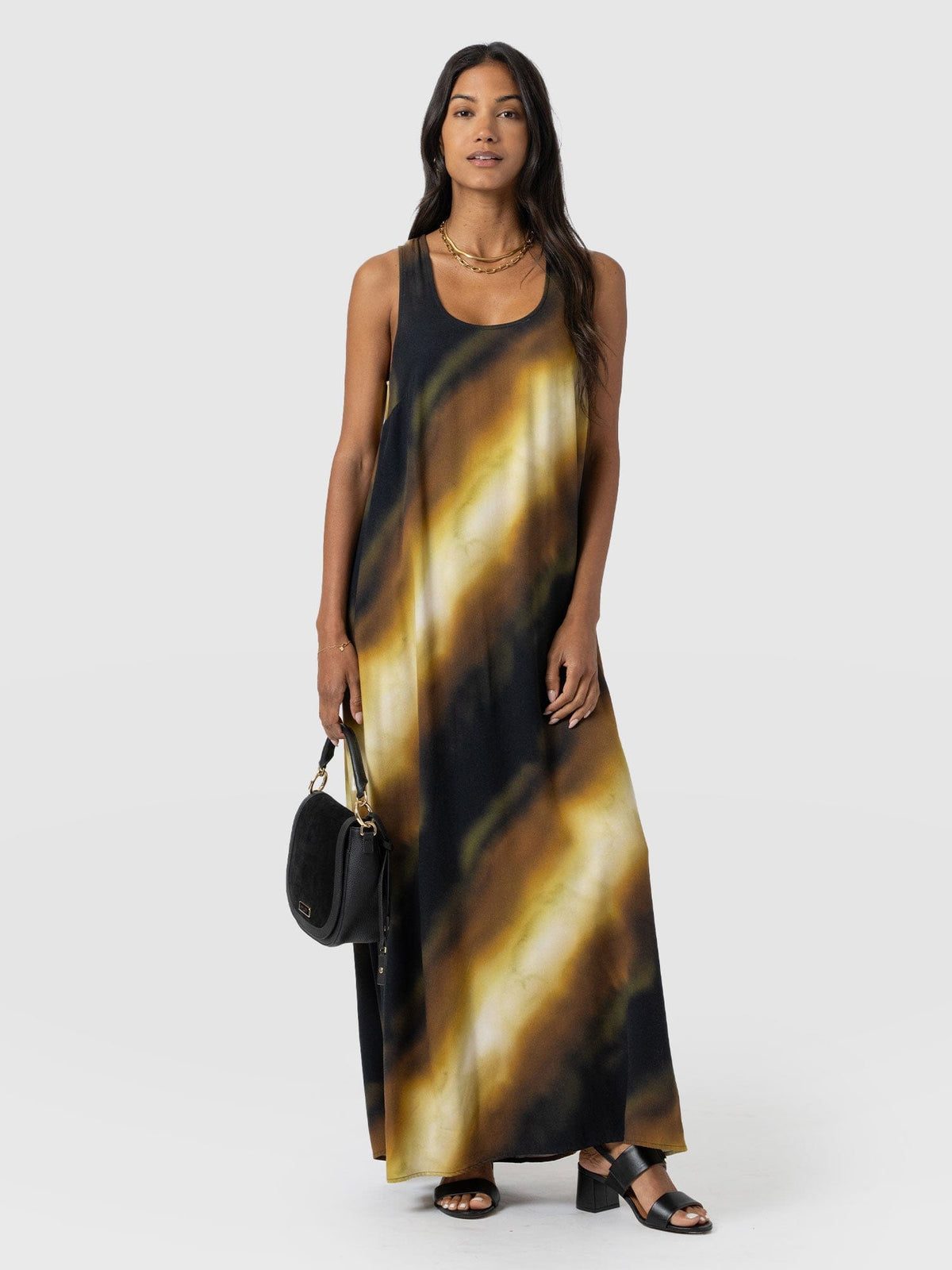 Celeste Maxi Dress - Yellow Gradient