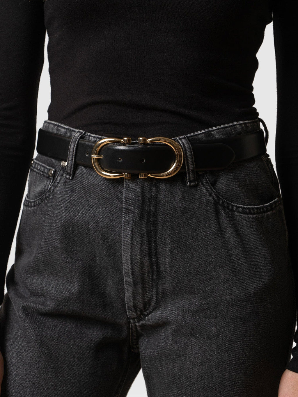 Chelsea Belt - Black/Gold