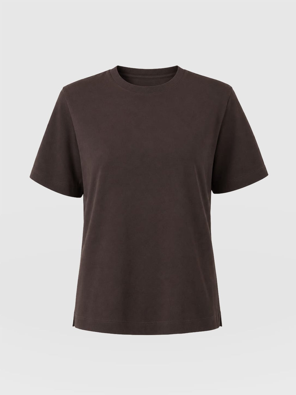 Chelsea Crew Neck Tee - Chocolate