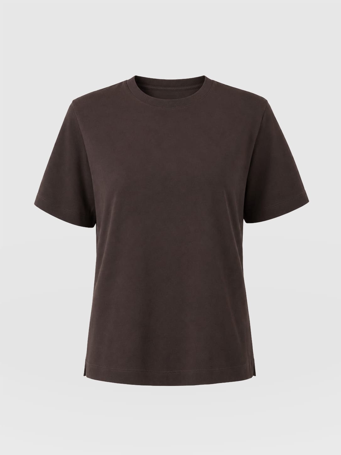 Chelsea Crew Neck Tee - Chocolate