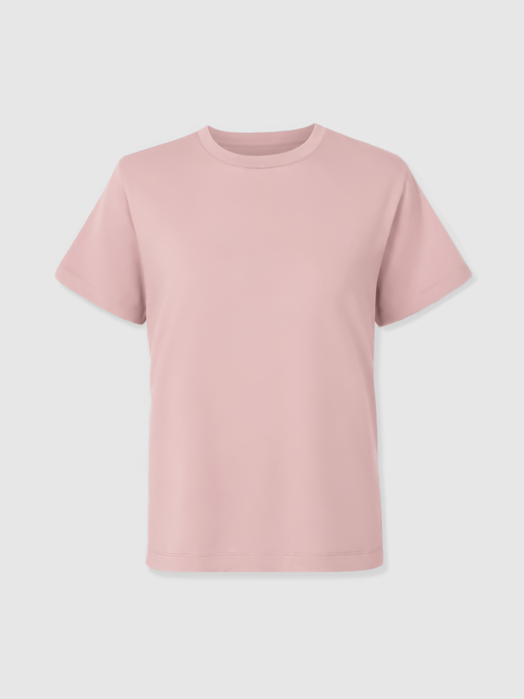 Chelsea Crew Neck Tee - Dusty Pink