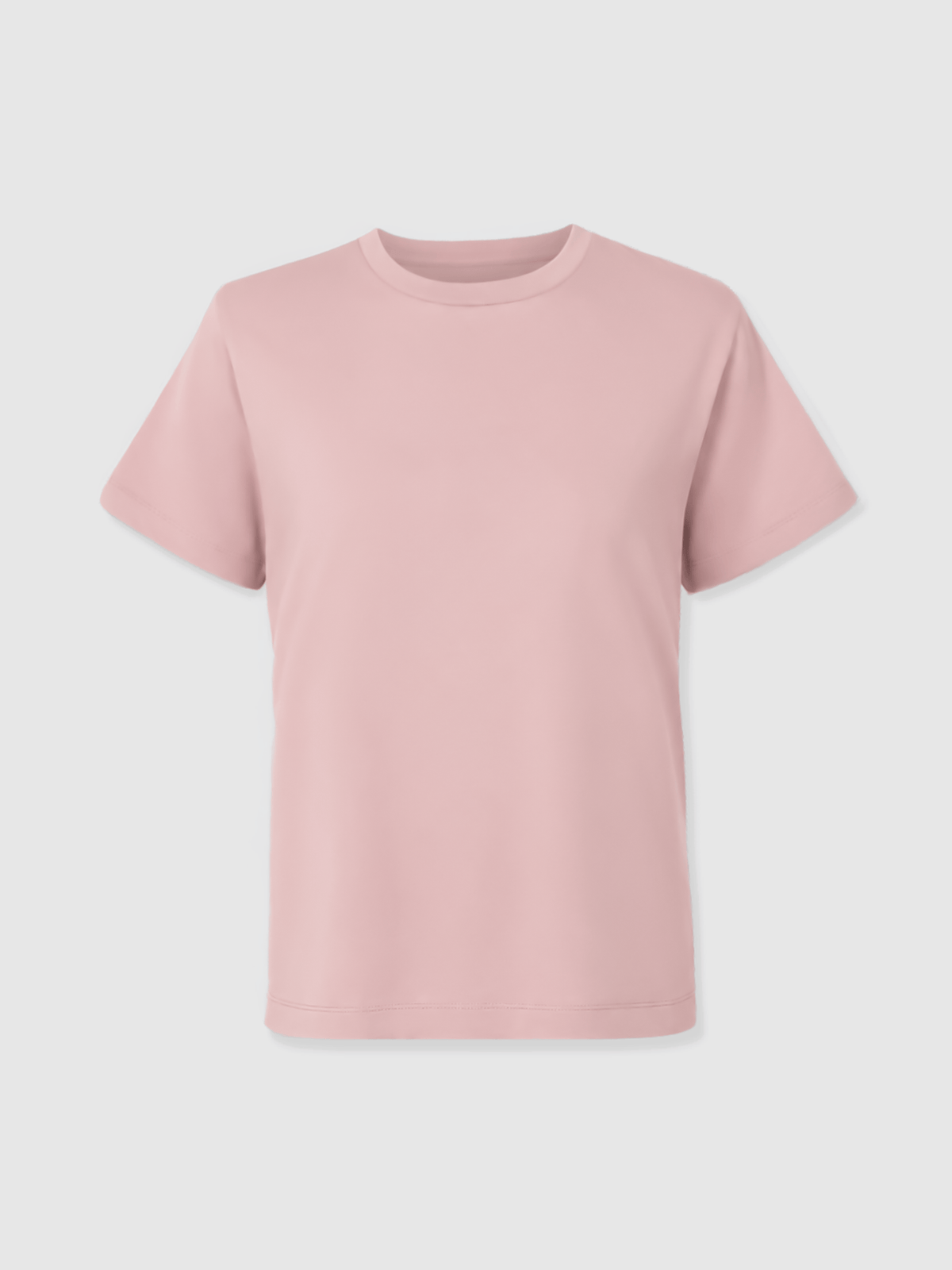 Chelsea Crew Neck Tee - Dusty Pink