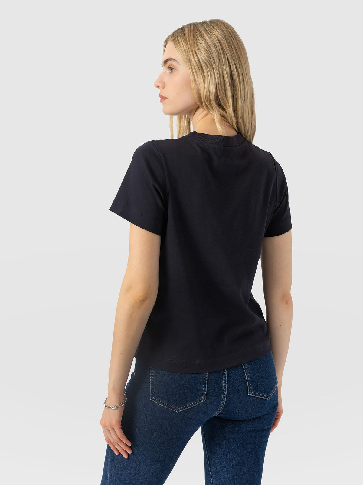 Chelsea Crew Neck Tee - Navy