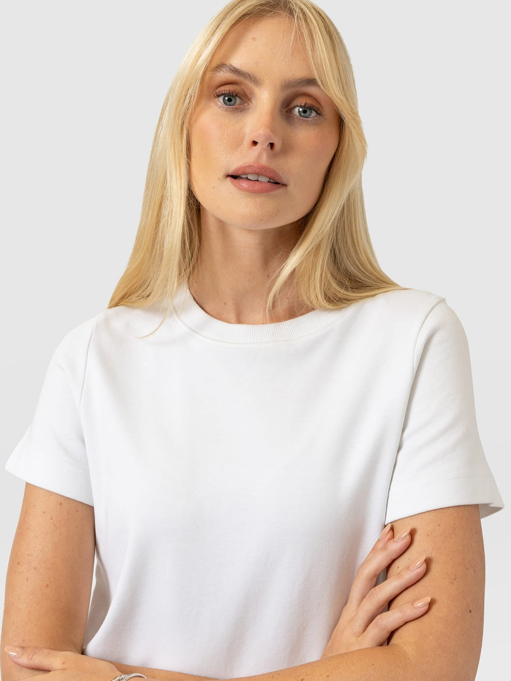 Chelsea Crew Neck Tee - White