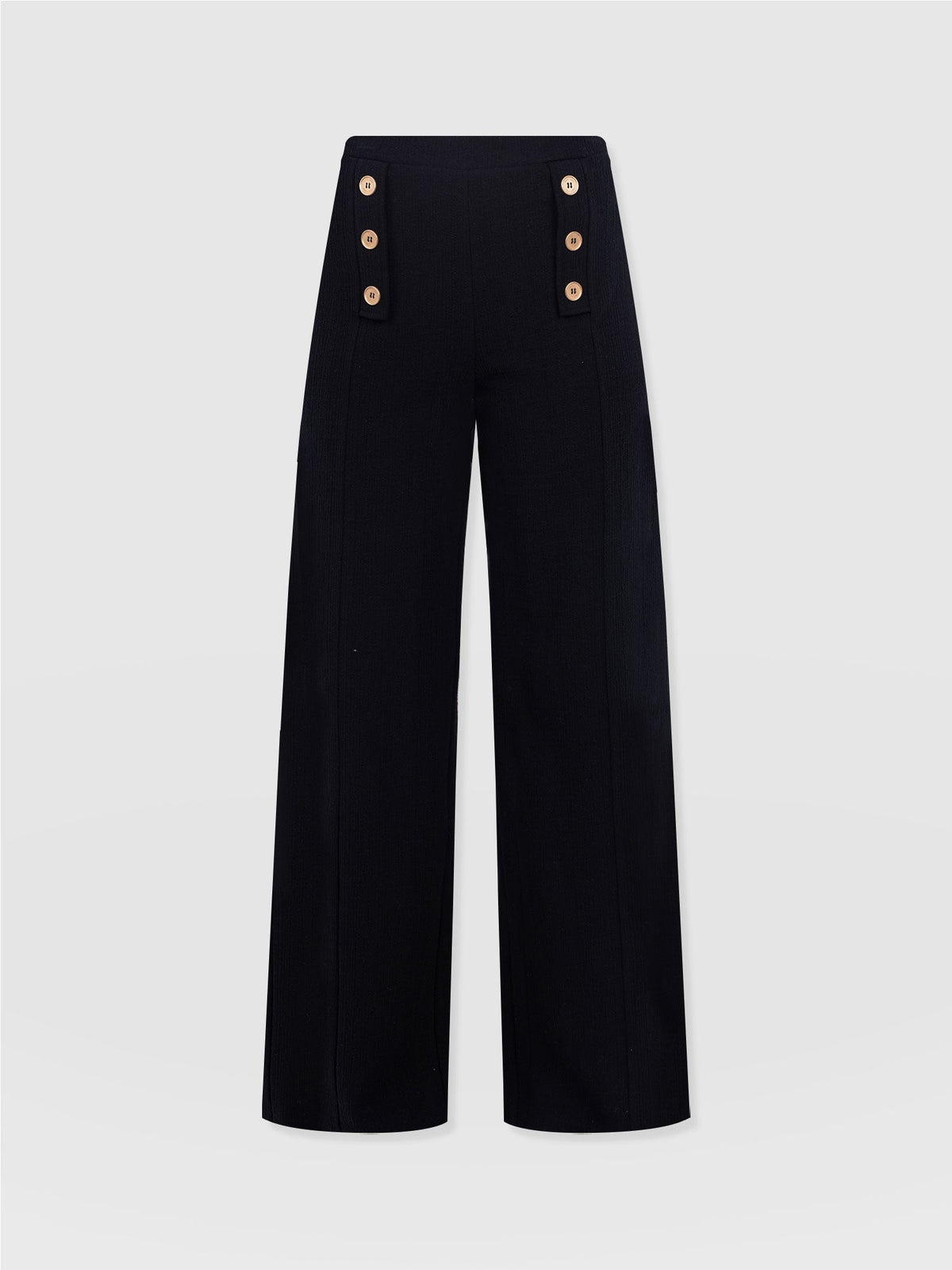 Chelsea Pant - Black Textured