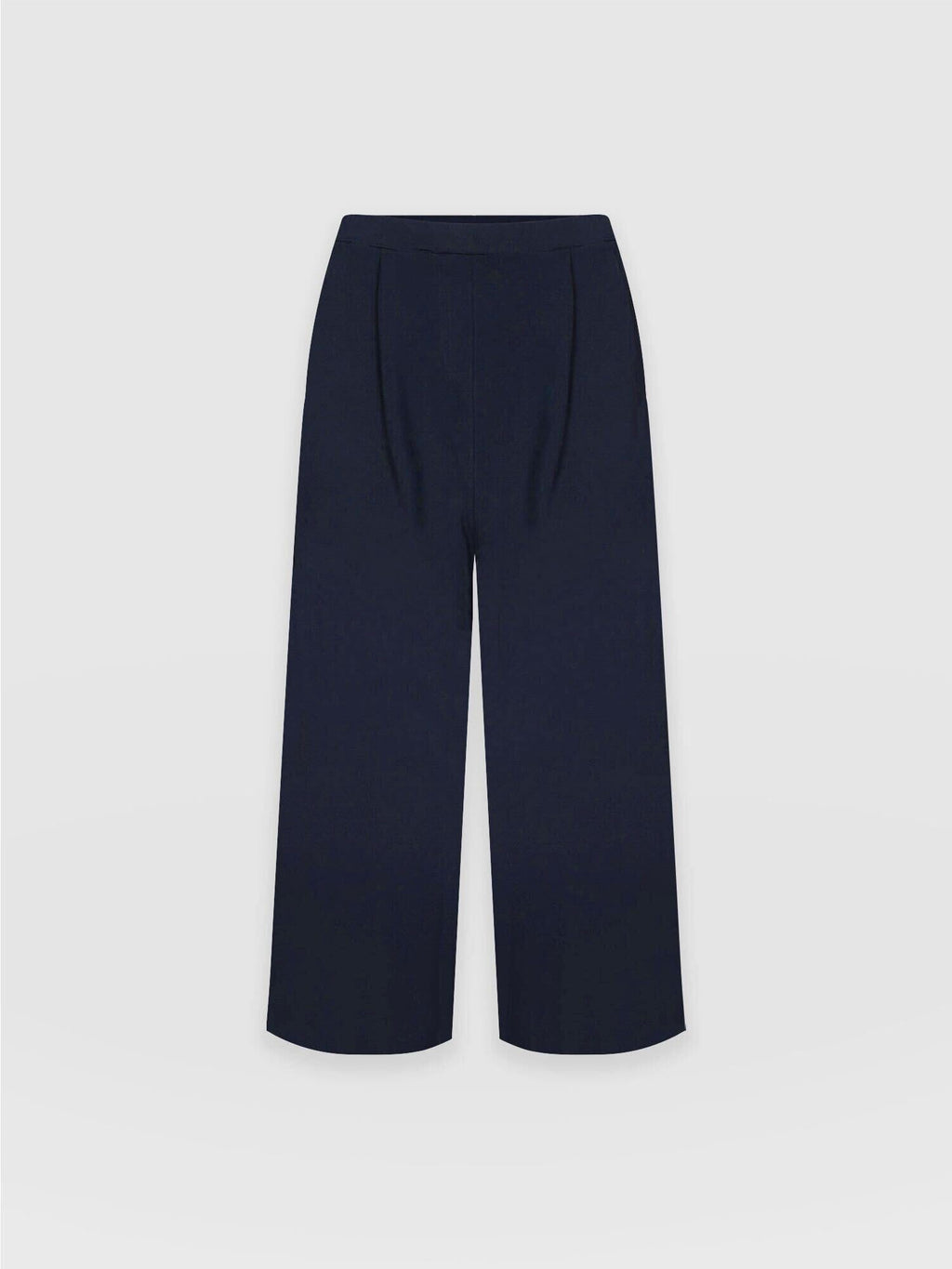City Culotte - Navy Pleats